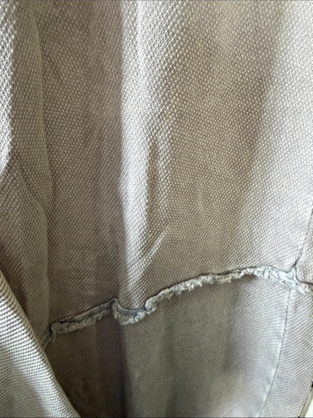 Easel Boho Wide Leg Pants and shirt in Faded Taupe with Patch Pocket new - Picture 13 of 15